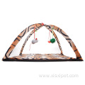 Velvet breathable variety of cartoon bell foldable tent